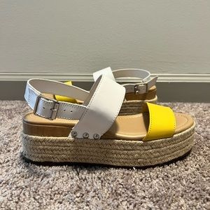Steve Madden platform espadrille sandals
